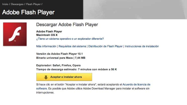 adobe flash player for windows 10 test